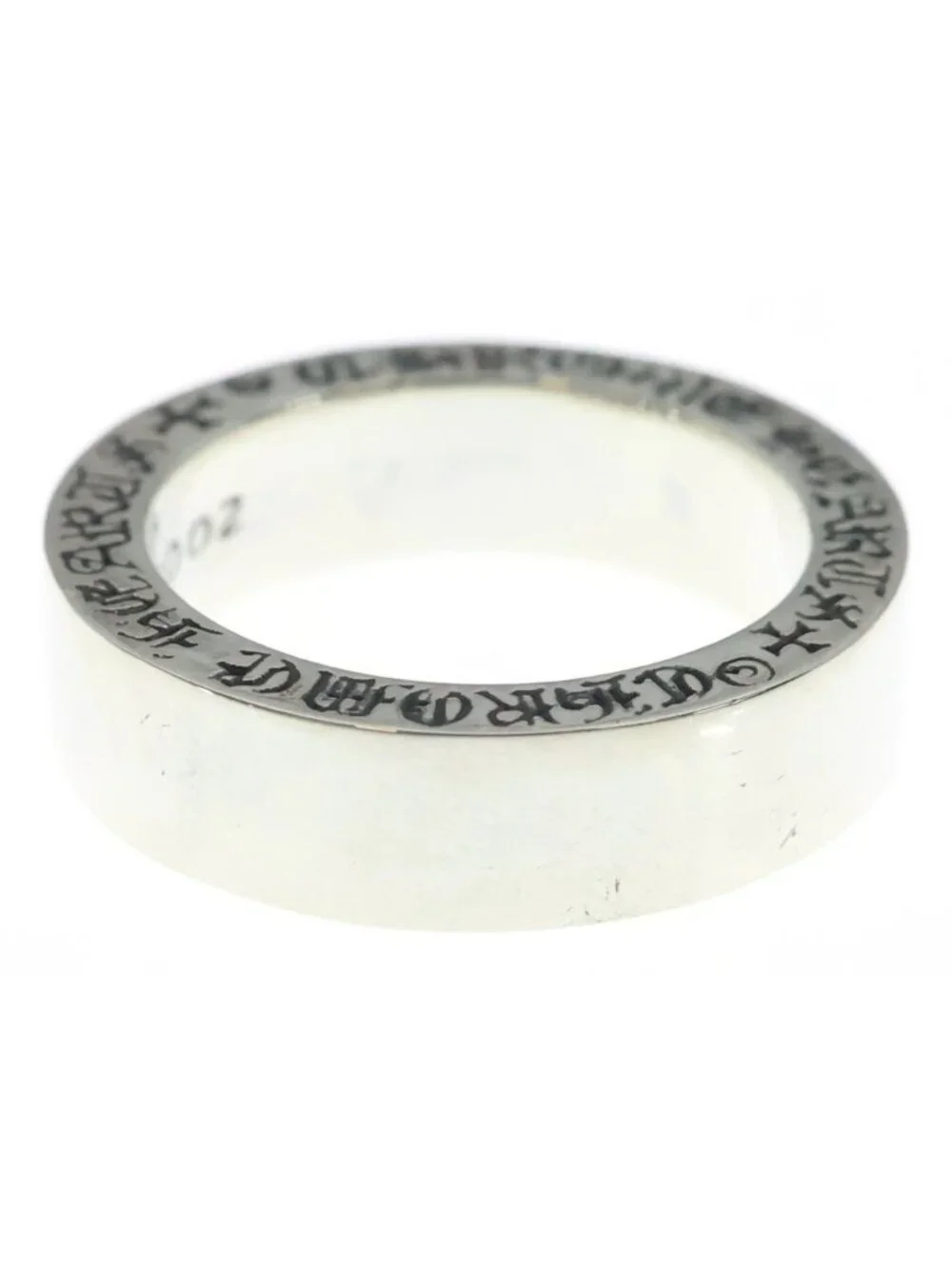 Chrome Hearts Spacer Pln Ring Plain Silver